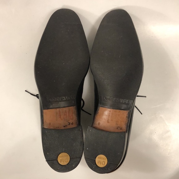 Alan McAfee 9 Shoes Black Leather Lace Up Made in England in Excellent Condition - Picture 7 of 10